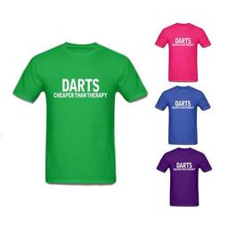 Click here to learn more about the Darts Cheaper Than Therapy T-Shirt.